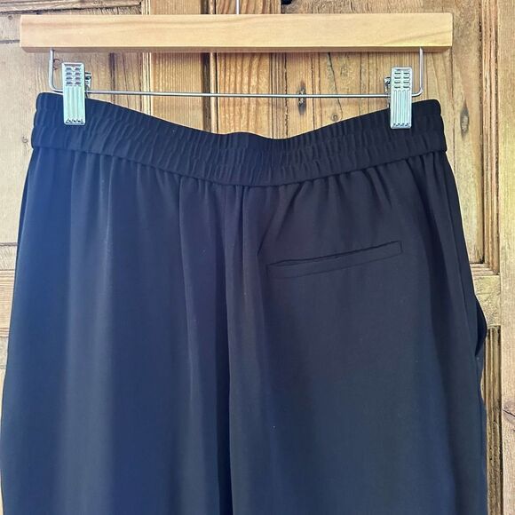 AllSaints US 2 / UK 6 Black Koro Trousers Slim Leg Elastic Waist - Picture 7 of 10